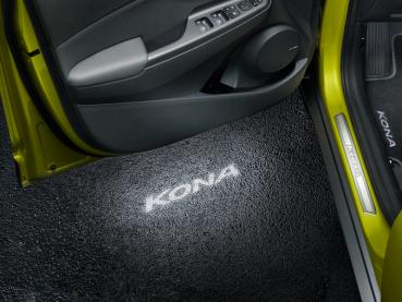 Hyundai Kona LED Türprojektion mit "KONA" - Logo