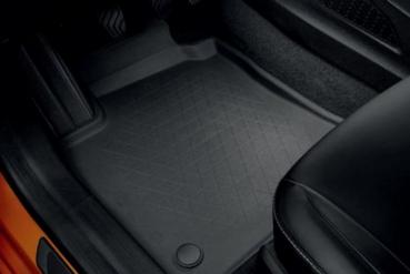 Renault Clio V Gummi-Fußmatten 4-teilig. für vorne und hinten