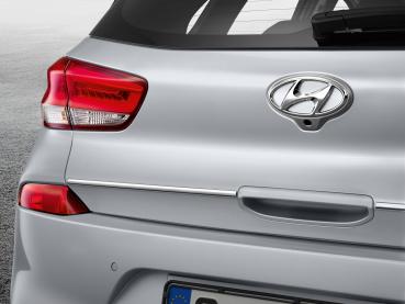 Hyundai i30 Heckzierleisten Edelstahl 5 Türer