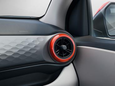Hyundai i10 Designblende Innenraumbelüftung, Tomato Red