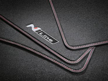 Hyundai i10 Textil-Fußmattensatz N-Line Logo